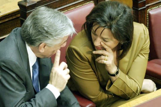Γιάννος Παπαντωνίου και Βάσω Παπανδρέου στη δίκη του Άκη