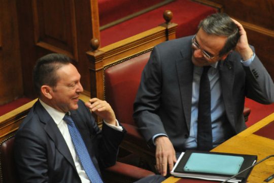 Στο πλευρό του Στουρνάρα, η Ν.Δ. και το Ποτάμι