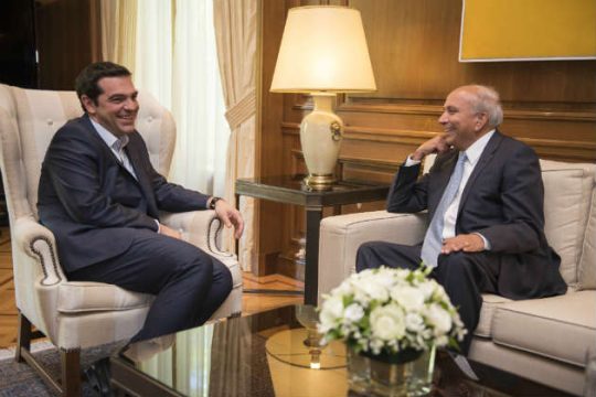 Συνάντηση του Τσίπρα με τον Watsa στο Μαξίμου