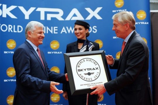 Η AEGEAN ψηφίστηκε “Καλύτερη Περιφερειακή Αεροπορική Εταιρεία στην Ευρώπη”