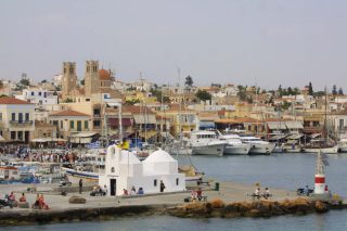 Φράγμα στο ρέμα της Σκοτεινής  στην Αίγινα