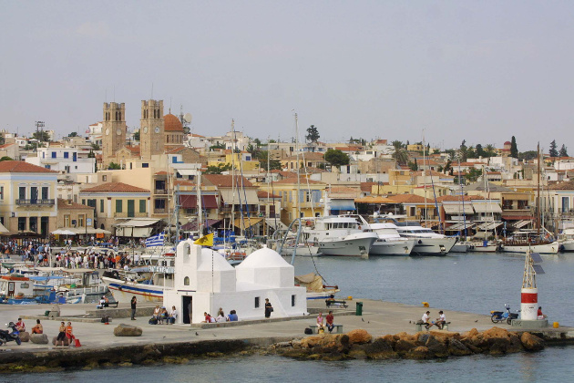 Φράγμα στο ρέμα της Σκοτεινής στην Αίγινα