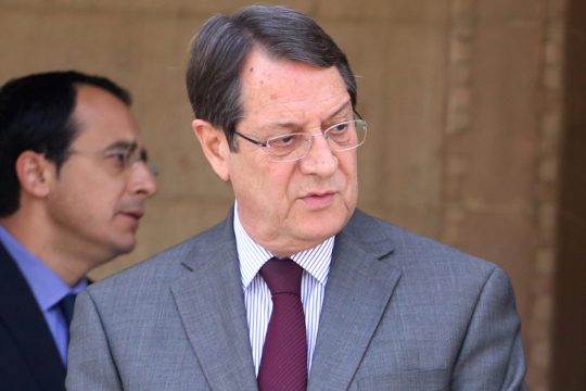 Αναστασιάδης: Λύση μόνο με αποχώρηση του τουρκικού στρατού