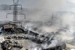 Τοξικό το νέφος στον Ασπρόπυργο