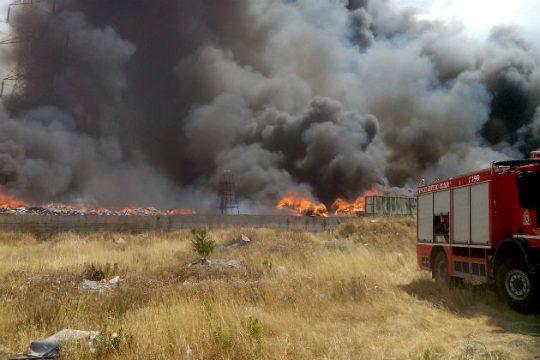 Η Εισαγγελία ερευνά τη φωτιά στον Ασπρόπυργο