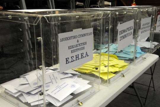 Τα πλήρη αποτελέσματα για το Δ.Σ. και την Ε.Ε. της ΕΣΗΕΑ