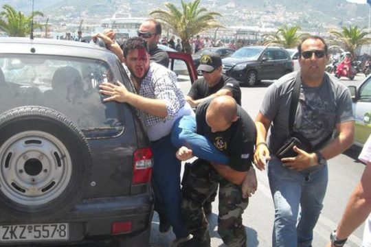 Λέσβος: σύρραξη-προσφύγων
