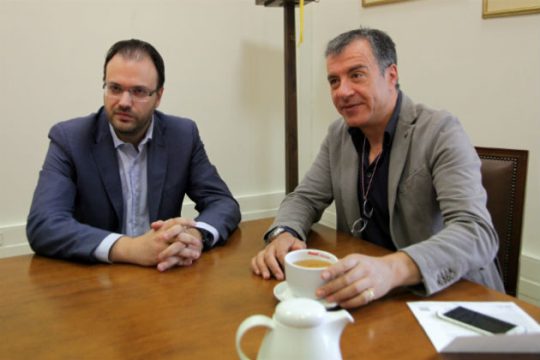 «Εθνική συνεννόηση» από Ποτάμι, ΠΑΣΟΚ και ΔΗΜΑΡ