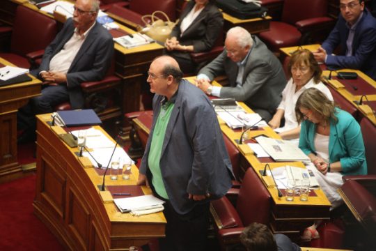 Φίλης και Κοντονής μιλούν για εκλογές