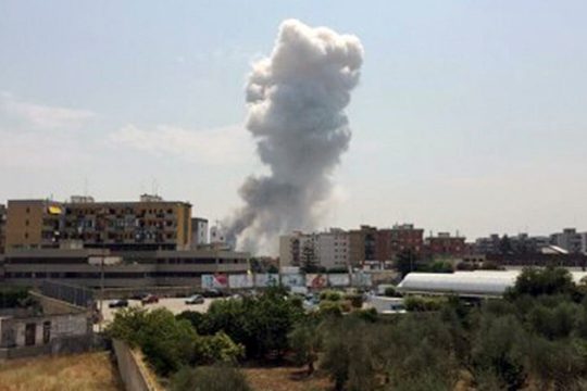 Φονική έκρηξη με 7 νεκρούς σε εργοστάσιο στην Ιταλία