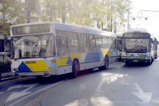 Προσωρινή διακοπή σε δύο λεωφορειακές γραμμές