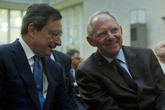 Έντονη αντιπαράθεση Σόιμπλε – Ντράγκι διέκοψε το Eurogroup