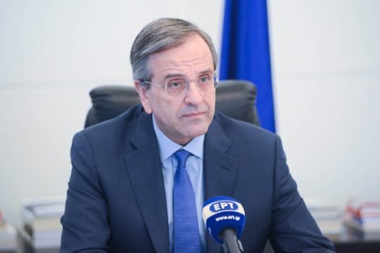 Πιστός στη γραμμή του «ευρώ ή δραχμή» ο Σαμαράς