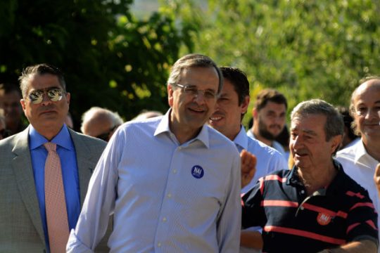 «Ψηφίζουμε “Ναι” στην Ευρώπη» επιμένει ο Αντώνης Σαμαράς
