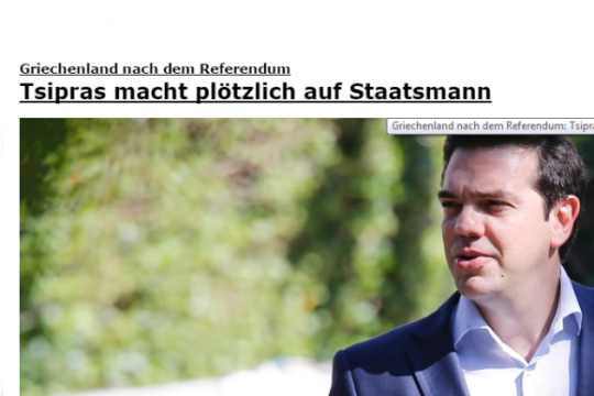Der Spiegel: Στο απόγειο της ισχύος του ο Αλέξης Τσίπρας