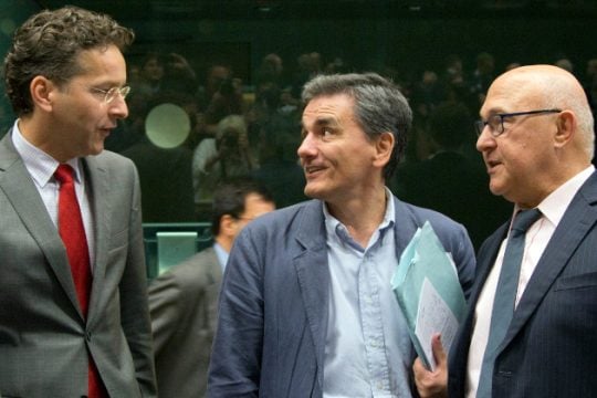 Τις θέσεις της κυβέρνησης παρουσίασε στο Eurogroup ο Τσακαλώτος