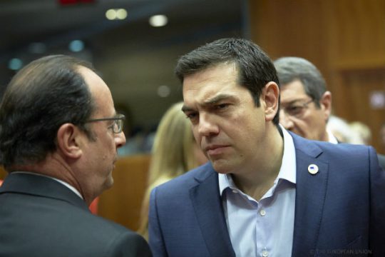 Τηλεφωνική επικοινωνία Τσίπρα-Ολάντ
