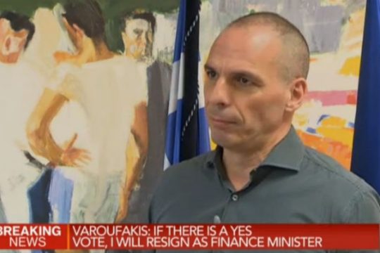 «Θα παραιτηθώ αν υπερισχύσει το «Ναι»