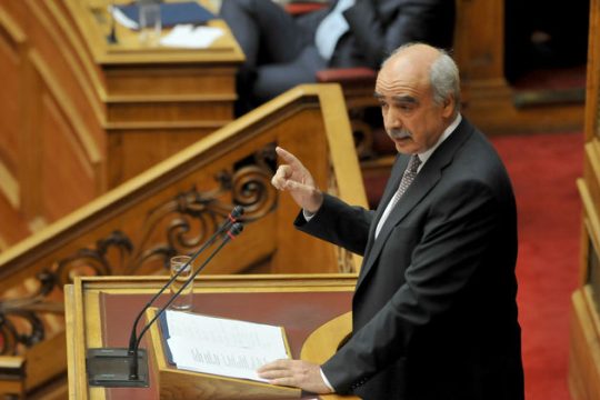 Ευ. Μεϊμαράκης: Μας εκβιάζει η κυβέρνηση και όχι οι εταίροι