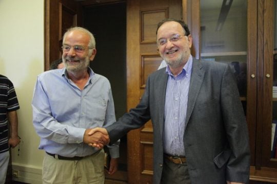 Κατ΄ αρχήν συμφωνία Λαφαζάνη – Αλαβάνου