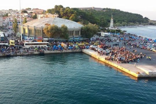 Υπό αναχώρηση στη Λέσβο