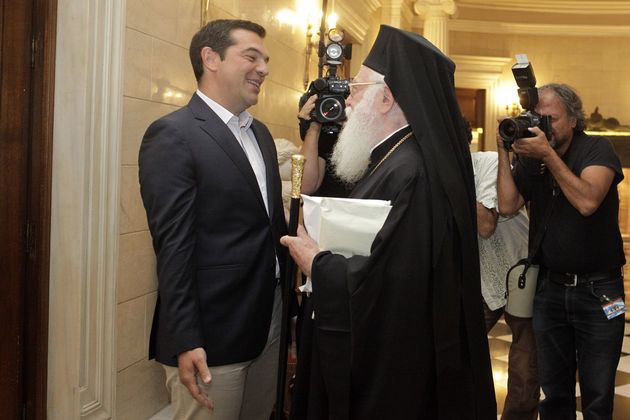 Ο Τσίπρας με τον Αλβανίας Αναστάσιο