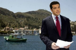 Ο Τσίπρας στο Καστελόριζο