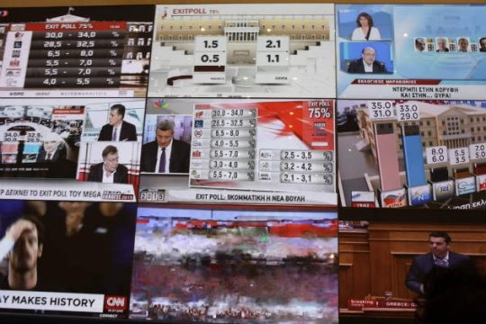 Οι πρώτες αντιδράσεις των κομμάτων μετά τα exit polls