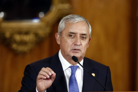 Παραιτήθηκε ο πρόεδρος της Γουατεμάλα