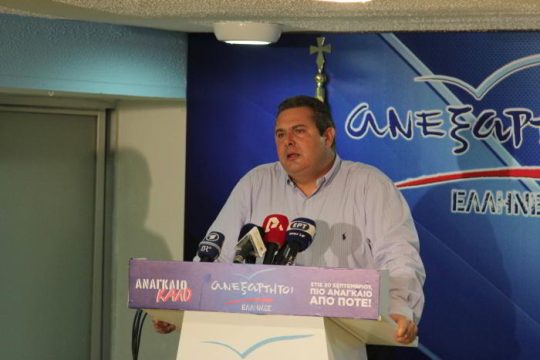 Καμμένος: «Θα είμαστε οι εγγυητές για το αύριο»