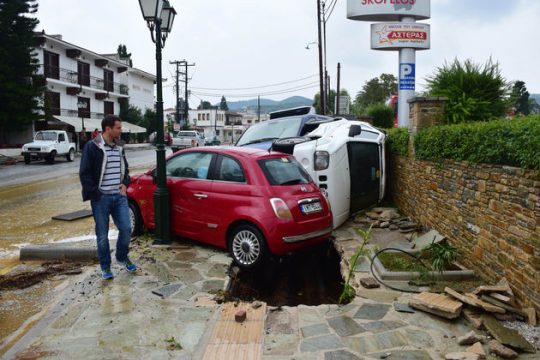 Βιβλική καταστροφή στη Σκόπελο