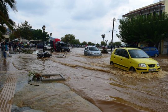 «Θεομηνία» σε Κεφαλονιά, Κέρκυρα και Ιθάκη