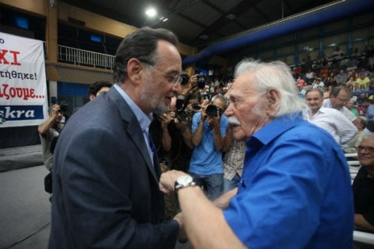Πρώτος στο Επικρατείας της Λαϊκής Ενότητας ο Μανώλης Γλέζος