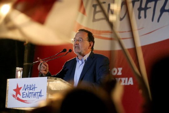 Π. Λαφαζάνης: «Δεν είμαστε εμείς δραχμιστές, άλλοι είναι ευρωλάγνοι»