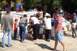 Αντι-συγκέντρωση αλληλεγγύης στους πρόσφυγες