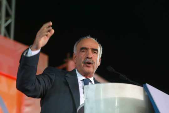 Ισχυρή εντολή τετραετίας ζήτησε ο Β. Μεϊμαράκης
