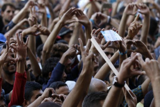 Ενα ποτάμι παγιδευμένων ανθρώπων