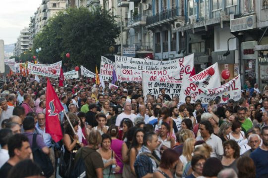 Συλλαλητήρια ενάντια στο νέο μνημόνιο στη ΔΕΘ