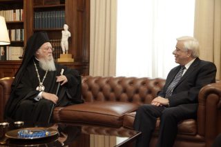Ο Πατριάρχης σε προεδρικό και Μαξίμου