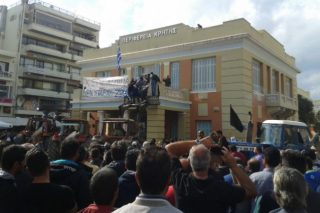 Με δυναμικό παλμό το συλλαλητήριο των Κρητών αγροτών