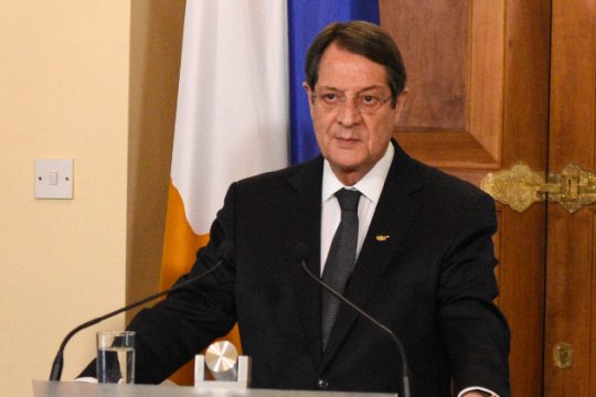 Εμμένει στο «όχι» για την Τουρκία ο Αναστασιάδης