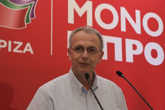 Π. Ρήγας: «Δεν είναι βαρίδια οι διαφορετικές απόψεις στο ΣΥΡΙΖΑ»