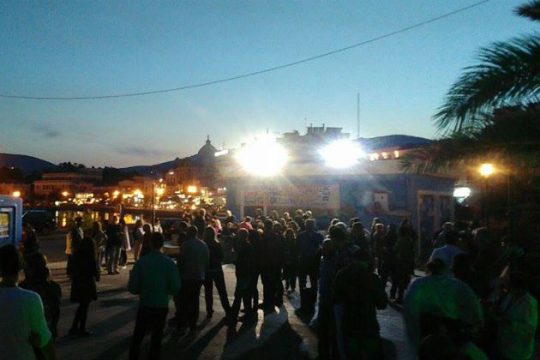 Η Λέσβος «υποδέχθηκε» τον χρυσαυγίτη Λαγό [φωτορεπορτάζ]