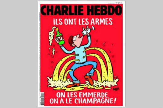 Charlie Hebdo, καυστικό όπως πάντα