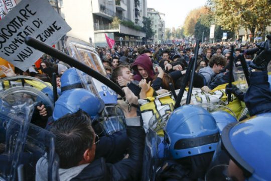 Διαδηλώσεις κατά της μεταρρύθμισης Ρέντσι στην παιδεία