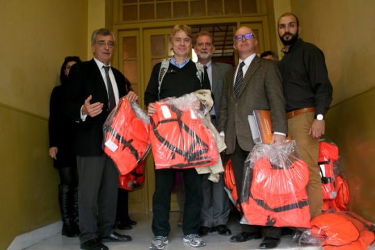 Ενα σωσίβιο ως ενθύμιο του «εγκλήματος»