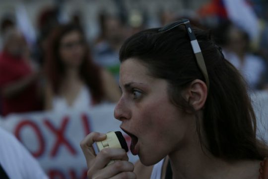 Στους δρόμους κατά της αριστερής διακυβέρνησης