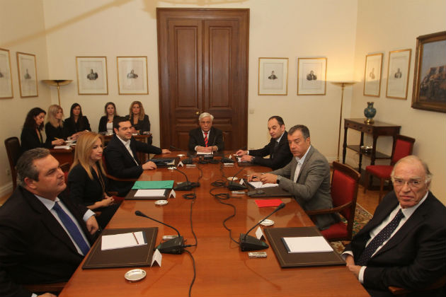 Με διαφωνίες ολοκληρώθηκε το συμβούλιο πολιτικών αρχηγών