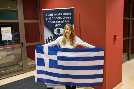 Ξανά παγκόσμια στο σκάκι η 15χρονη Τσολακίδου