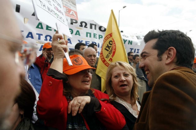 Ο Τσίπρας στην απεργία για τον Τσίπρα